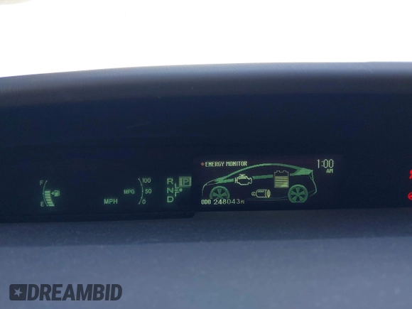 2010 Toyota Prius II with VIN JTDKN3DU6A0240907, listed as a IAAI auction lot 42046569 with 248,043 mi miles and . Bid and sale history available at DreamBid. Image 7.