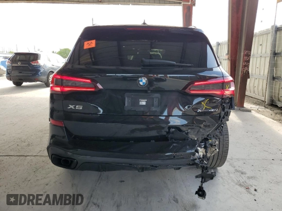 2022 BMW X5 xDrive40i with VIN 5UXCR6C0XN9M08766, listed as a Copart auction lot 51987215 with 30,997 mi miles and Salvage Title. Bid and sale history available at DreamBid. Image 6.