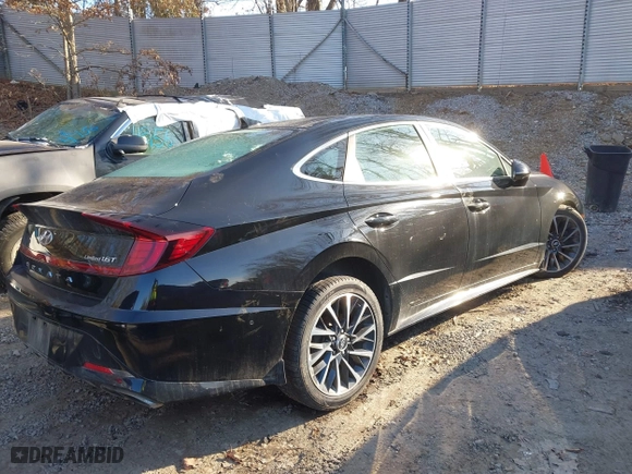 2022 Hyundai Sonata Limited with VIN KMHL34J29NA213375, listed as a IAAI auction lot 41726698 with 45,688 mi miles. Bid and sale history available at carsss.com. Image 4.