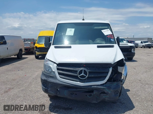 2017 Mercedes-Benz Sprinter Cargo Worker with VIN WD3PE7CD7HP561915, listed as a IAAI auction lot 41915896 with Not Provided miles. Bid and sale history available at carsss.com. Image 12.