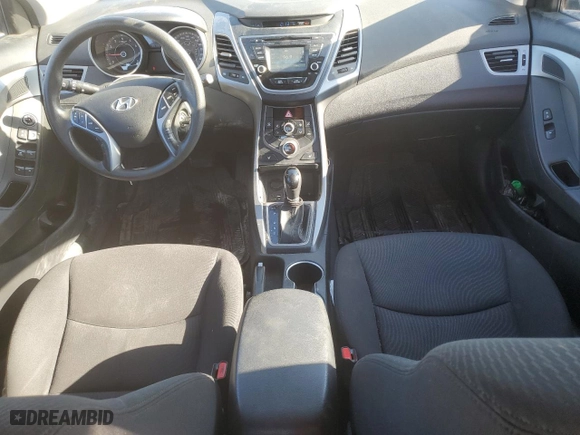 2016 Hyundai Elantra Value Edition with VIN KMHDH4AE1GU507385, listed as a Copart auction lot 46681635 with 95,735 mi miles and Salvage Title. Bid and sale history available at carsss.com. Image 8.