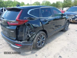 2020 Honda CR-V EX with VIN 7FARW2H59LE006844, listed as a IAAI auction lot 42548326 with 48,944 mi miles and . Bid and sale history available at DreamBid. Image 4.