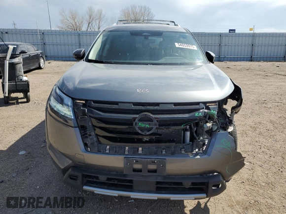 2023 Nissan Pathfinder SL with VIN 5N1DR3CC5PC201153, listed as a Copart auction lot 54053975 with 68,302 mi miles and Salvage title. Bid and sale history available at DreamBid. Image 5.