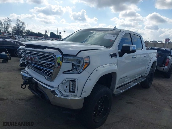 2020 GMC Sierra 1500 SLT with VIN 3GTU9DETXLG292712, listed as a IAAI auction lot 41546208 with 63,645 mi miles. Bid and sale history available at carsss.com. Image 2.