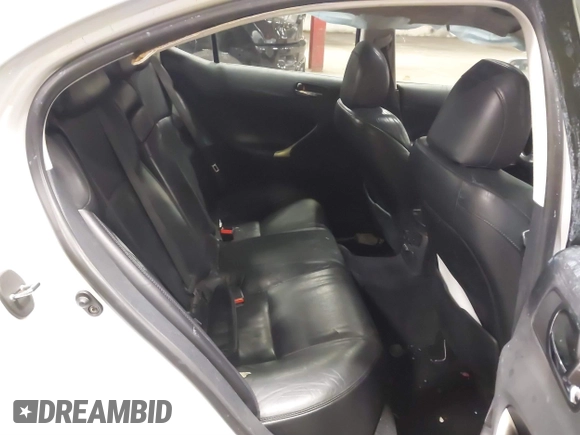 2006 Lexus IS 250 with VIN JTHBK262X62005211, listed as a IAAI auction lot 41582019 with 210,879 mi miles and . Bid and sale history available at DreamBid. Image 8.