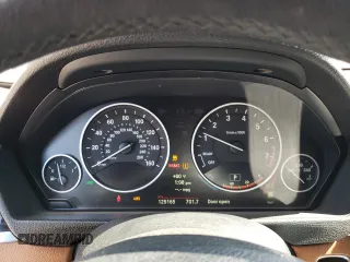 2013 BMW 3 Series 328i with VIN WBA3C1G55DNR45687, listed as a Copart auction lot 53390025 with 129,165 mi miles and Salvage Title. Bid and sale history available at carsss.com. Image 9.