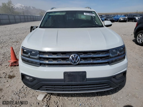 2018 Volkswagen Atlas 3.6L V6 SE with VIN 1V2KR2CA0JC533267, listed as a Copart auction lot 53136865 with 0 mi miles and Clean Title. Bid and sale history available at carsss.com. Image 5.