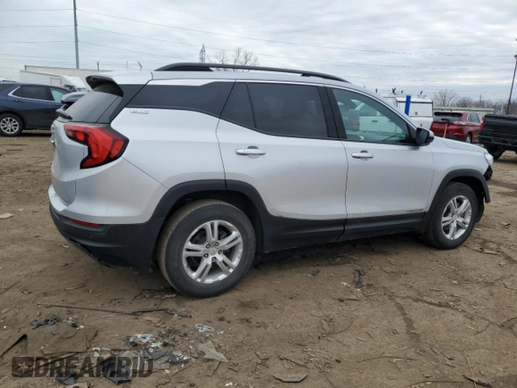 2020 GMC Terrain SLE with VIN 3GKALMEV1LL294768, listed as a Copart auction lot 46607845 with 51,230 mi miles and Salvage Title. Bid and sale history available at DreamBid. Image 3.