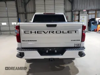 2024 Chevrolet Silverado 1500 Custom with VIN 3GCPDBEK8RG233125, listed as a Copart auction lot 51180035 with 18,439 mi miles and Salvage Title. Bid and sale history available at DreamBid. Image 6.