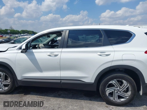 2023 Hyundai Santa Fe SE with VIN 5NMS14AJ6PH631267, listed as a IAAI auction lot 42053761 with 17,880 mi miles and . Bid and sale history available at DreamBid. Image 14.