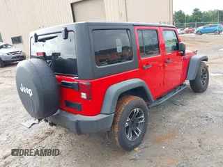 2016 Jeep Wrangler Unlimited Sport with VIN 1C4BJWDG4GL137175, listed as a IAAI auction lot 42388587 with 160,337 mi miles and . Bid and sale history available at DreamBid. Image 4.