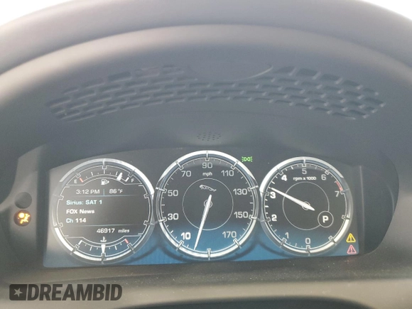 2015 Jaguar XJ Portfolio with VIN SAJWJ2GD2F8V90287, listed as a Copart auction lot 50291095 with 46,917 mi miles and Salvage title. Bid and sale history available at DreamBid. Image 9.