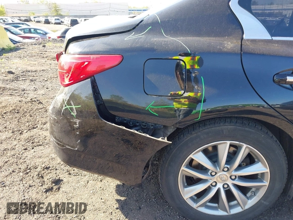 2016 Infiniti Q50 with VIN JN1EV7AR2GM341323, listed as a IAAI auction lot 42132950 with 104,943 mi miles and . Bid and sale history available at DreamBid. Image 19.