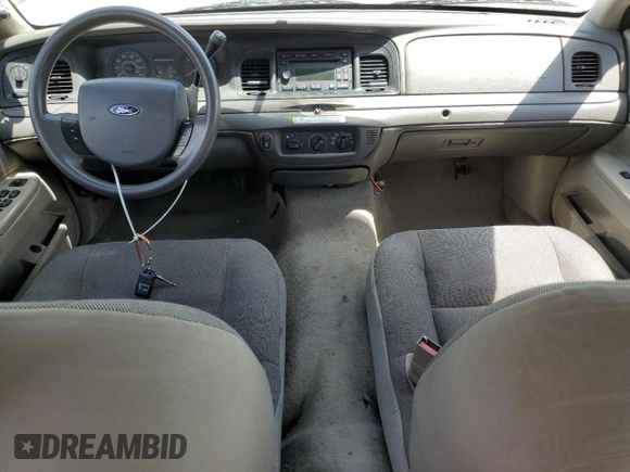 2007 Ford Police Interceptor with VIN 2FAFP71W57X115194, listed as a Copart auction lot 58725195 with Not provided miles and Salvage title. Bid and sale history available at DreamBid. Image 8.