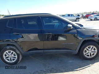 2018 Jeep Compass Sport with VIN 3C4NJCABXJT214907, listed as a IAAI auction lot 41814215 with 96,111 mi miles and . Bid and sale history available at DreamBid. Image 13.
