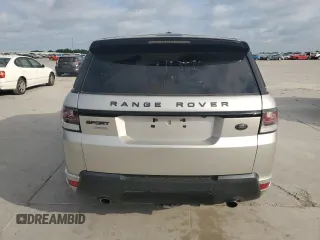 2015 Land Rover Range Rover Sport Autobiography with VIN SALWV2TF8FA604222, listed as a Copart auction lot 53517185 with Not provided miles and Salvage title. Bid and sale history available at DreamBid. Image 6.