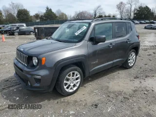 2020 Jeep Renegade Latitude z VIN ZACNJABB2LPL60552, wystawiony jako Copart lot #50143805 z przebiegiem 135 314 mil mil oraz Szkoda całkowita • Salvage title. Historia ofert i sprzedaży dostępna na DreamBid. Obrazek 1.
