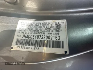2003 Acura RSX z VIN JH4DC54873S002163, wystawiony jako Copart lot #86151884 z przebiegiem Nie podano mil oraz Szkoda całkowita • Salvage title. Historia ofert i sprzedaży dostępna na DreamBid. Obrazek 10.