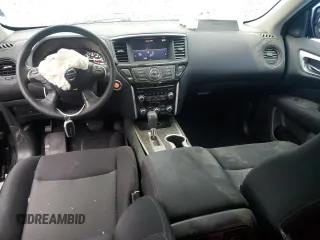2017 Nissan Pathfinder Platinum with VIN 5N1DR2MN1HC667254, listed as a Copart auction lot 51068635 with 104,460 mi miles and Salvage Title. Bid and sale history available at carsss.com. Image 8.