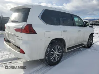 2018 Lexus LX with VIN JTJHY7AX5J4271921, listed as a Copart auction lot 89255595 with 74,825 mi miles and Salvage Title. Bid and sale history available at carsss.com. Image 3.
