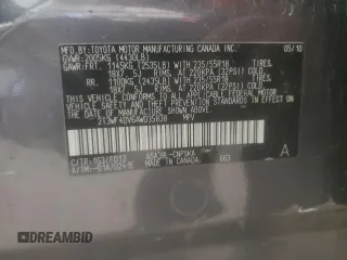 2010 Toyota RAV4 Sport с VIN 2T3WF4DV6AW035838, выставлен на аукционе Copart как лот 52012515 с пробегом 205 247 миль миль и Чистый • Clean title. История ставок и продаж доступна на DreamBid. Изображение 13.