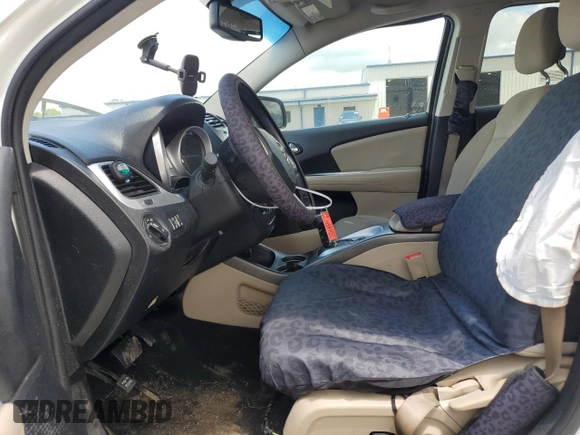 2012 Dodge Journey SXT with VIN 3C4PDCBG5CT135724, listed as a Copart auction lot 56938415 with 180,548 mi miles and Salvage title. Bid and sale history available at DreamBid. Image 7.