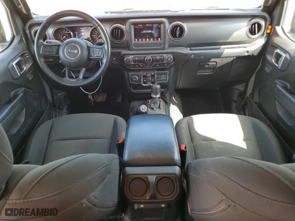 2022 Jeep Gladiator Sport S with VIN 1C6HJTAG5NL130317, listed as a Copart auction lot 71194054 with 44,324 mi miles and Salvage Title. Bid and sale history available at carsss.com. Image 8.