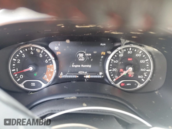 2023 Jeep Renegade Trailhawk z VIN ZACNJDC11PPP72877, wystawiony jako Copart lot #58236425 z przebiegiem 4 224 mil mil oraz Szkoda całkowita • Salvage title. Historia ofert i sprzedaży dostępna na DreamBid. Obrazek 9.