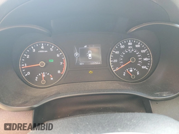 2017 Kia Optima LX with VIN KNAGT4L30H5153248, listed as a Copart auction lot 76112594 with 110,750 mi miles and Salvage title. Bid and sale history available at DreamBid. Image 9.