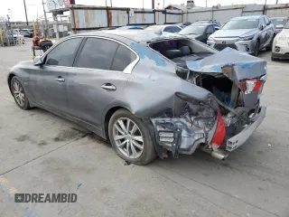 2016 Infiniti Q50 Premium with VIN JN1EV7AP0GM300476, listed as a Copart auction lot 55814175 with 116,025 mi miles and Salvage Title. Bid and sale history available at carsss.com. Image 2.