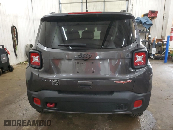 2020 Jeep Renegade Trailhawk with VIN ZACNJBC14LPL30285, listed as a Copart auction lot 54767445 with 36,851 mi miles and Salvage title. Bid and sale history available at DreamBid. Image 6.