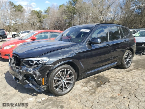 2021 BMW X3 sDrive30i with VIN 5UXTY3C09M9H17437, listed as a Copart auction lot 42126005 with 0 mi miles and Salvage Title. Bid and sale history available at carsss.com. Image 1.