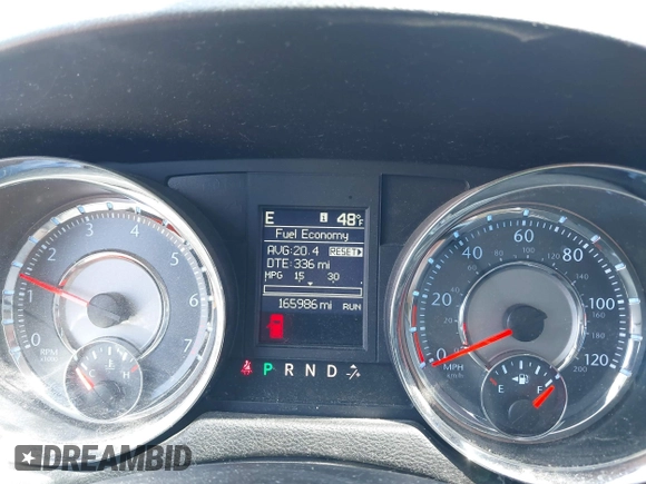 2012 Chrysler Town & Country Touring with VIN 2C4RC1BG9CR313105, listed as a IAAI auction lot 41971919 with 165,986 mi miles. Bid and sale history available at carsss.com. Image 7.