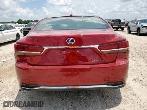 2020 Lexus LS with VIN JTHEYLFF1L5008514, listed as a Copart auction lot 65284415 with 40,723 mi miles and Salvage title. Bid and sale history available at DreamBid. Image 6.