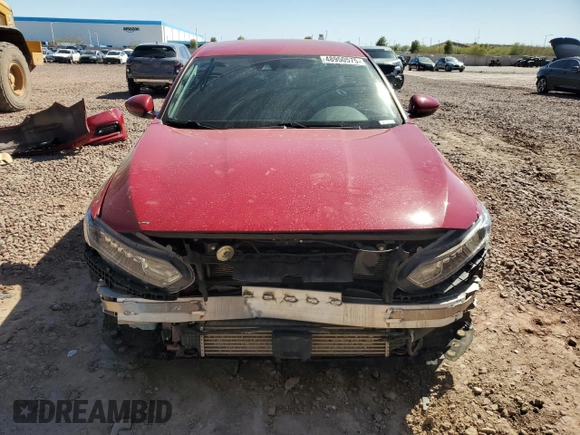 2019 Honda Accord Sedan Sport 1.5T with VIN 1HGCV1F36KA067769, listed as a Copart auction lot 48950575 with 56,988 mi miles and Salvage Title. Bid and sale history available at carsss.com. Image 5.