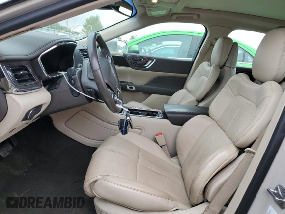 2019 Lincoln Continental Select with VIN 1LN6L9TK1K5607593, listed as a Copart auction lot 69463254 with 62,491 mi miles and Salvage Title. Bid and sale history available at carsss.com. Image 7.