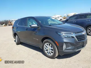 2023 Chevrolet Equinox LT z VIN 3GNAXUEG8PS126114, wystawiony jako IAAI lot #41953262 z przebiegiem 27 639 mil mil oraz . Historia ofert i sprzedaży dostępna na DreamBid. Obrazek 1.