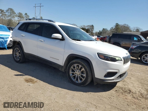 2021 Jeep Cherokee Latitude Lux with VIN 1C4PJLMX1MD211128, listed as a Copart auction lot 48470285 with 46,544 mi miles and Salvage Title. Bid and sale history available at carsss.com. Image 4.