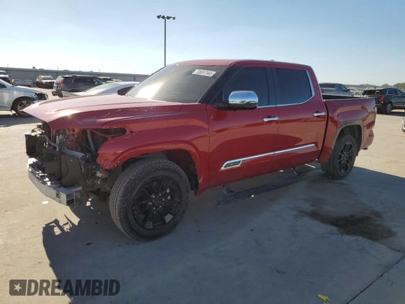 2022 Toyota Tundra 2WD 1794 Edition with VIN 5TFMA5AB6NX003642, listed as a Copart auction lot 73561744 with 49,596 mi miles and Salvage Title. Bid and sale history available at carsss.com. Image 1.