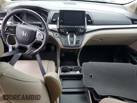 2020 Honda Odyssey Touring with VIN 5FNRL6H8XLB044797, listed as a Copart auction lot 73925874 with Not Provided miles and Non Repairable. Bid and sale history available at DreamBid. Image 8.