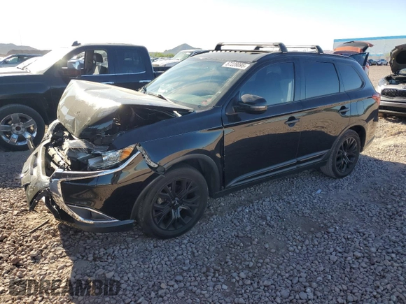 2018 Mitsubishi Outlander SE with VIN JA4AD3A39JZ022167, listed as a Copart auction lot 57228095 with 111,104 mi miles and Salvage title. Bid and sale history available at DreamBid. Image 1.