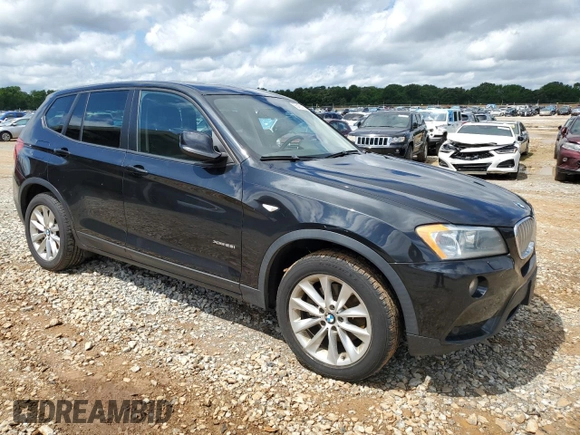 2014 BMW X3 xDrive28i with VIN 5UXWX9C59E0D35090, listed as a Copart auction lot 56455185 with 151,717 mi miles and Clean Title. Bid and sale history available at DreamBid. Image 4.
