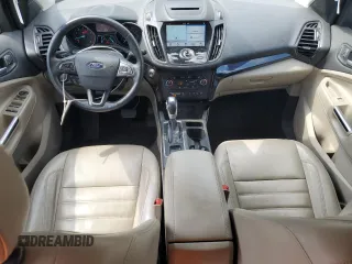 2018 Ford Escape Titanium with VIN 1FMCU0J93JUB20136, listed as a Copart auction lot 56841065 with 129,954 mi miles and Salvage title. Bid and sale history available at DreamBid. Image 8.