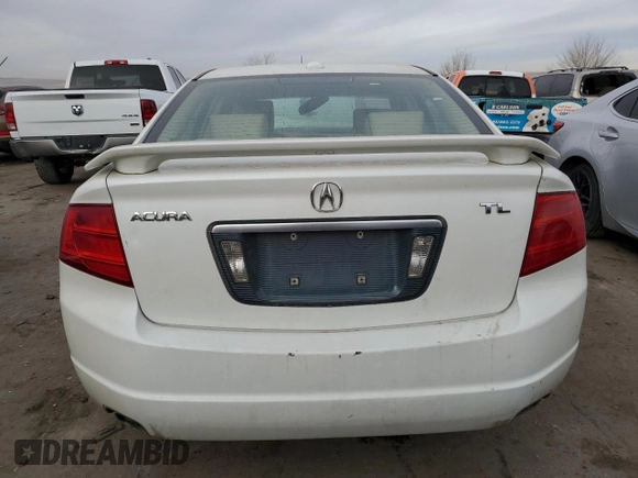 2005 Acura TL with VIN 19UUA66285A014533, listed as a Copart auction lot 84205114 with 0 mi miles and Salvage Title. Bid and sale history available at carsss.com. Image 6.