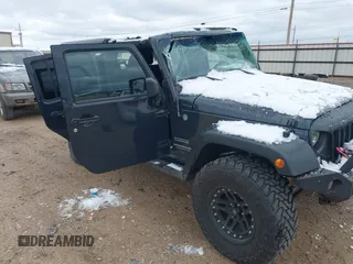 2017 Jeep Wrangler Unlimited Sport with VIN 1C4BJWDG4HL748681, listed as a IAAI auction lot 41265831 with 76,169 mi miles. Bid and sale history available at carsss.com. Image 6.