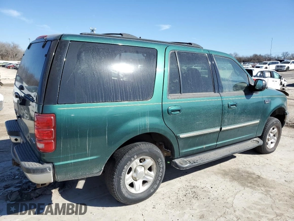 1999 Ford Expedition XLT with VIN 1FMPU18L0XLB96873, listed as a Copart auction lot 46367415 with 161,282 mi miles and Salvage title. Bid and sale history available at DreamBid. Image 3.