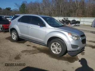 2017 Chevrolet Equinox LS with VIN 2GNALBEK1H1524489, listed as a Copart auction lot 46177015 with 143,742 mi miles and Salvage Title. Bid and sale history available at carsss.com. Image 4.