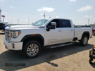 2020 GMC Sierra 3500HD Denali z VIN 1GT49WEY2LF317238, wystawiony jako Copart lot #61554414 z przebiegiem Nie podano mil oraz Szkody całkowita. Historia ofert i sprzedaży dostępna na DreamBid. Obrazek 1.