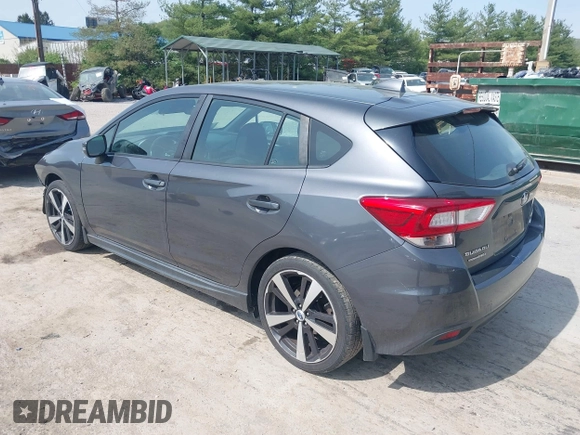 2018 Subaru Impreza Special Sports with VIN 4S3GTAM65J3753582, listed as a IAAI auction lot 42123590 with 112,846 mi miles and . Bid and sale history available at DreamBid. Image 3.