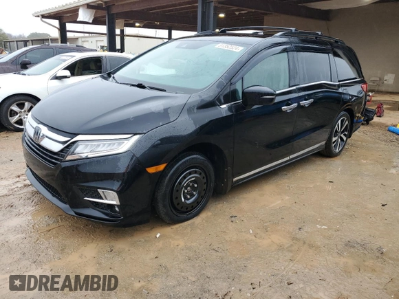 2020 Honda Odyssey Touring with VIN 5FNRL6H88LB500070, listed as a Copart auction lot 81352524 with 64,444 mi miles and Salvage Title. Bid and sale history available at DreamBid. Image 1.